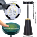 Draadloze LED Tafellamp Met Touchbediening Voor Moderne Sfeerverlichting