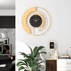 Wandklok met Modern Cirkelontwerp en Stil Sweep Mechanisme