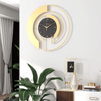 Wandklok met Modern Cirkelontwerp en Stil Sweep Mechanisme