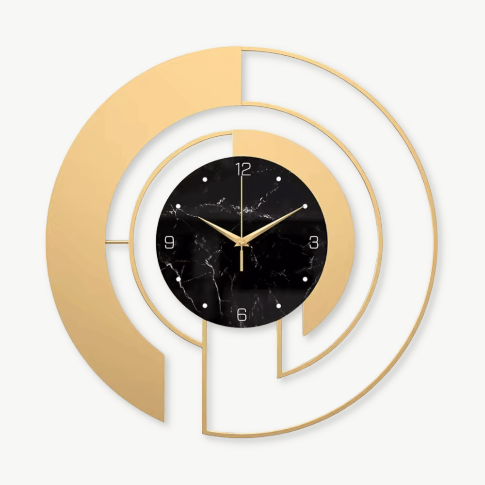 Wandklok met Modern Cirkelontwerp en Stil Sweep Mechanisme