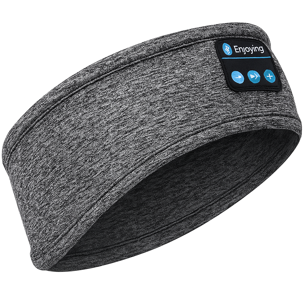 Bluetooth Slaap Hoofdband Met Zacht Ademend Textiel En Ingebouwde Koptelefoon