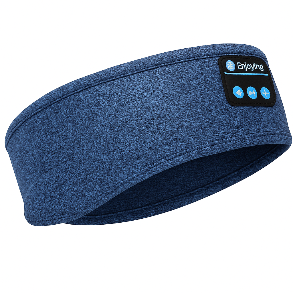 Bluetooth Slaap Hoofdband Met Zacht Ademend Textiel En Ingebouwde Koptelefoon
