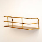 Wandplank van Metaal met Open Draadframe voor Planten en Decoratie