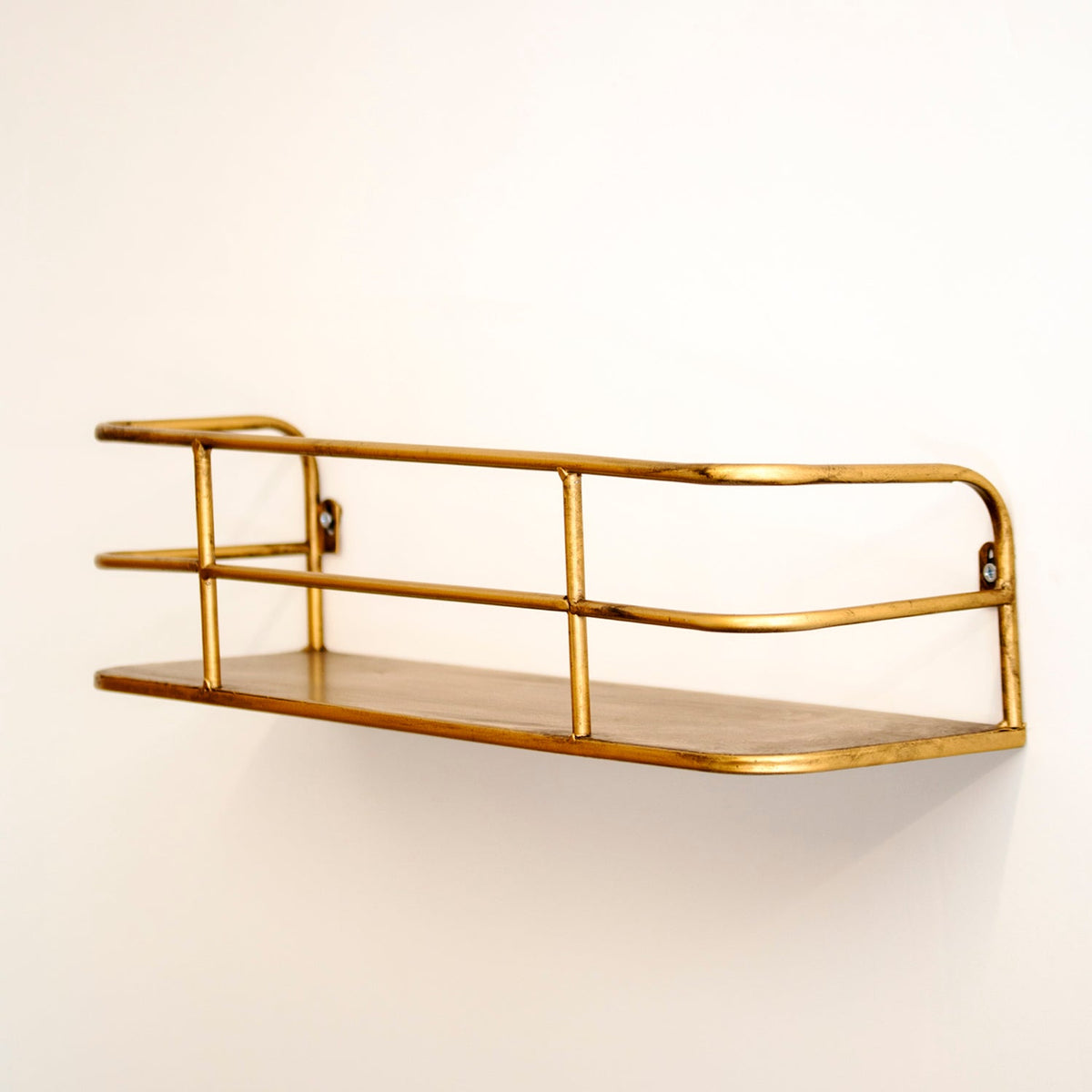 Wandplank van Metaal met Open Draadframe voor Planten en Decoratie