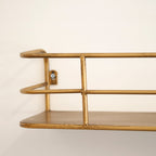Wandplank van Metaal met Open Draadframe voor Planten en Decoratie