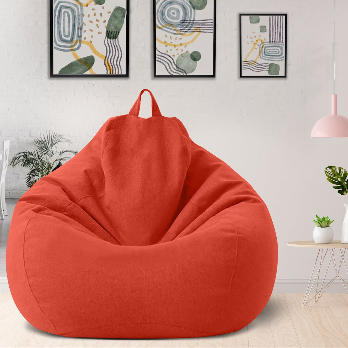Zitzakhoes Met Ergonomische Vorm En Wasbare Bekleding Voor Comfortabel Loungen