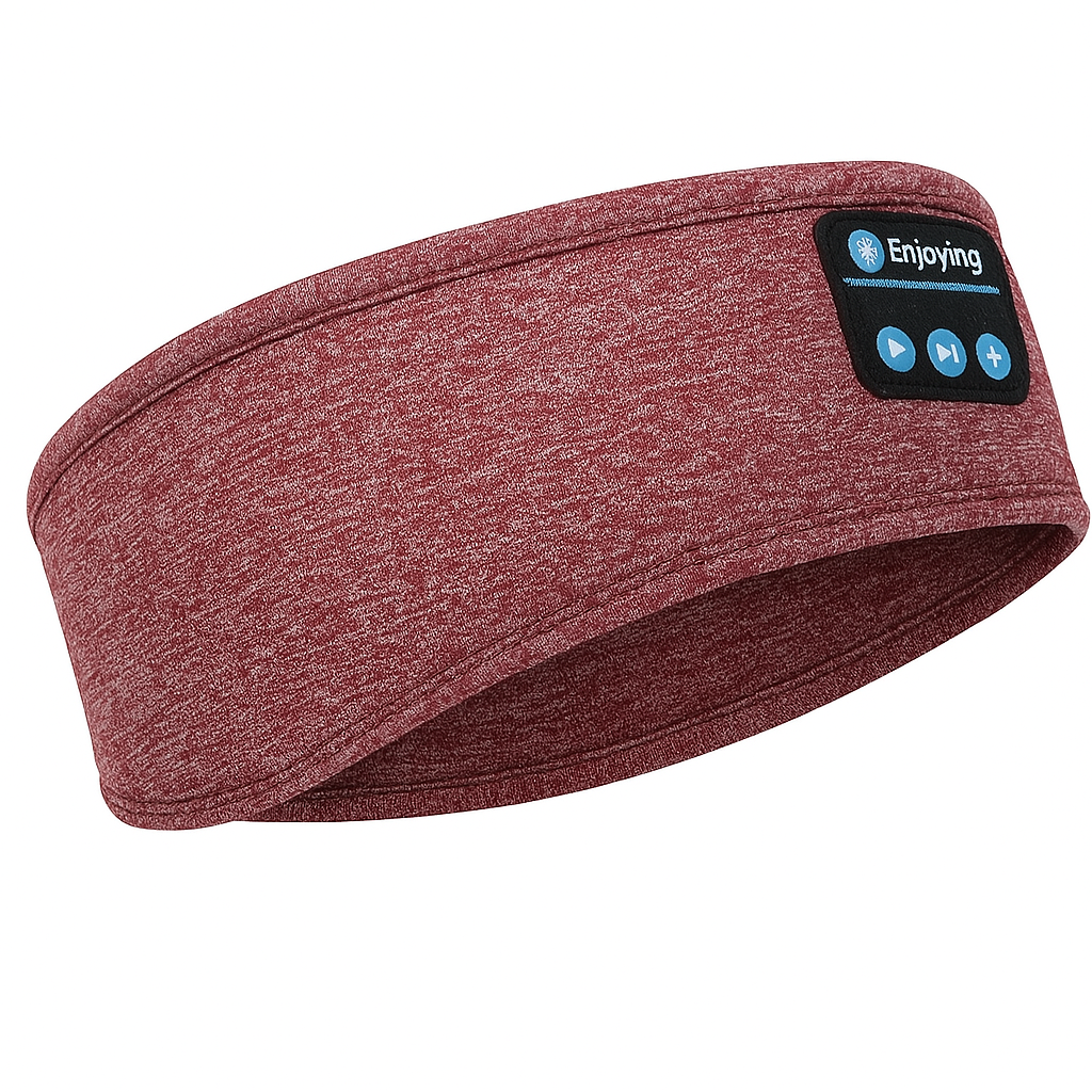 Bluetooth Slaap Hoofdband Met Zacht Ademend Textiel En Ingebouwde Koptelefoon
