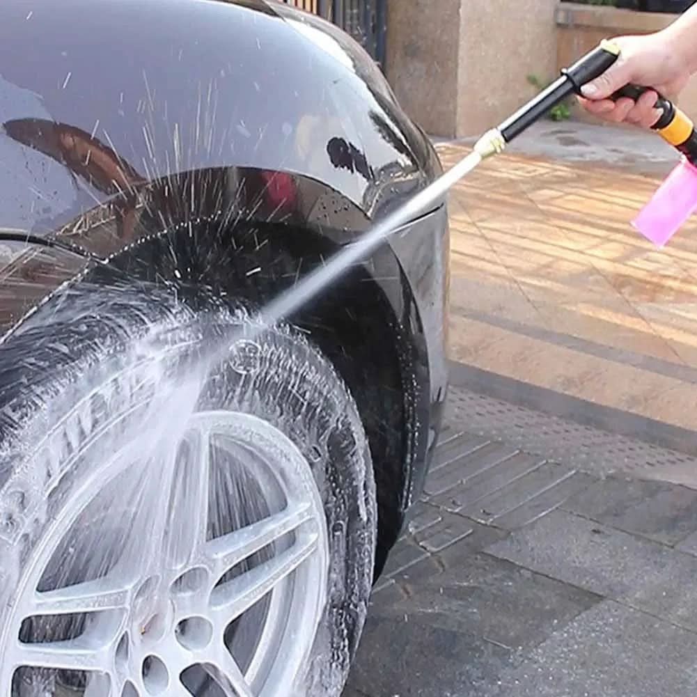Hogedruk Waterpistool met Verstelbare Sproeikop voor Tuin- en Autoreiniging