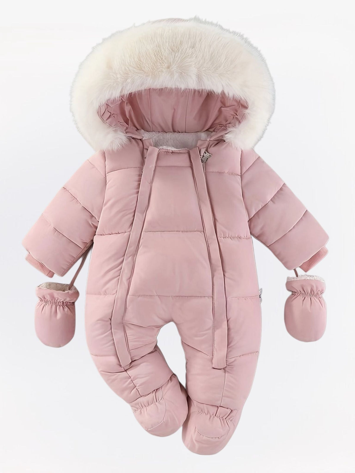 Baby Winteroverall Met Capuchon En Zachte Voering
