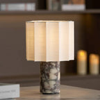 Marmeren LED Tafellamp met Touchbediening voor een Stijlvol Interieur