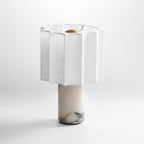 Marmeren LED Tafellamp met Touchbediening voor een Stijlvol Interieur