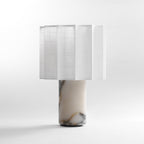 Marmeren LED Tafellamp met Touchbediening voor een Stijlvol Interieur
