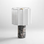 Marmeren LED Tafellamp met Touchbediening voor een Stijlvol Interieur