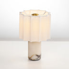 Marmeren LED Tafellamp met Touchbediening voor een Stijlvol Interieur