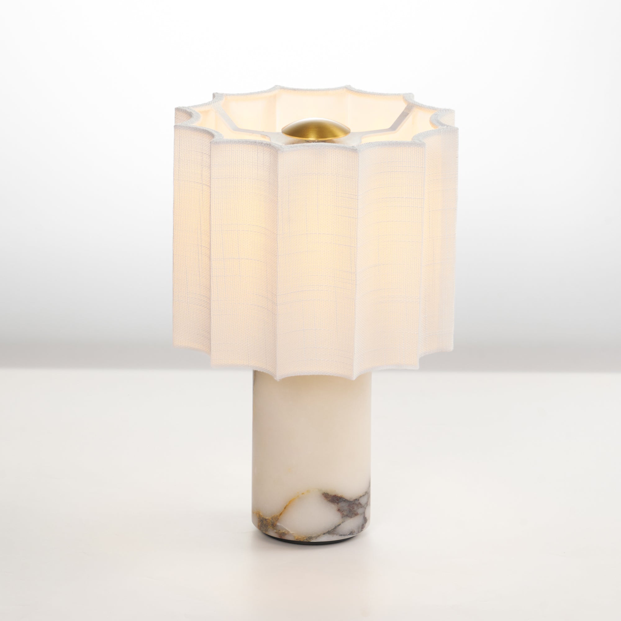 Marmeren LED Tafellamp met Touchbediening voor een Stijlvol Interieur