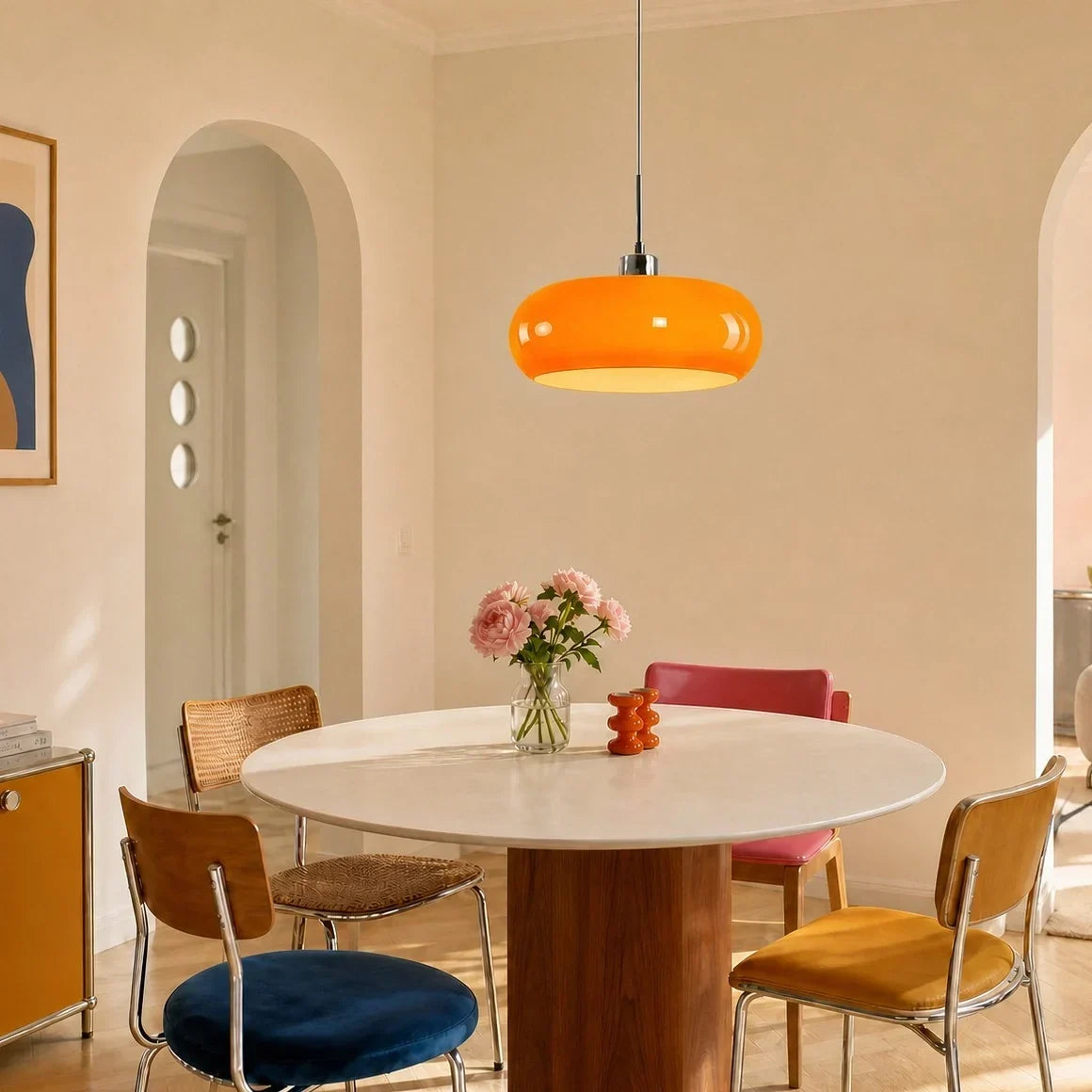 Glazen Hanglamp In Bauhaus Stijl Voor Tijdloze En Moderne Verlichting