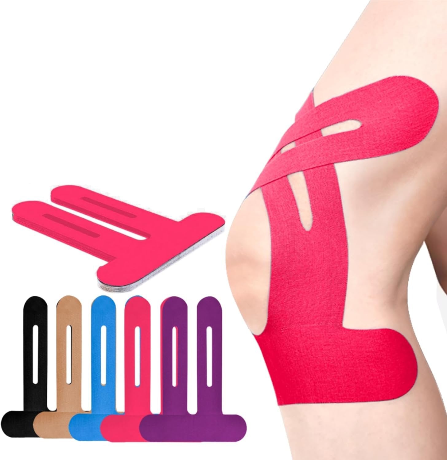 Voorgesneden Kinesiotape voor Knieondersteuning tijdens Sport en Training