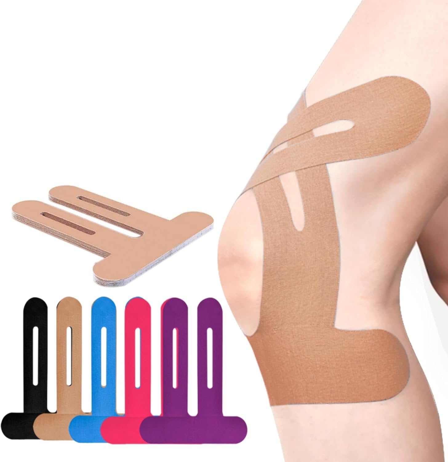 Voorgesneden Kinesiotape voor Knieondersteuning tijdens Sport en Training