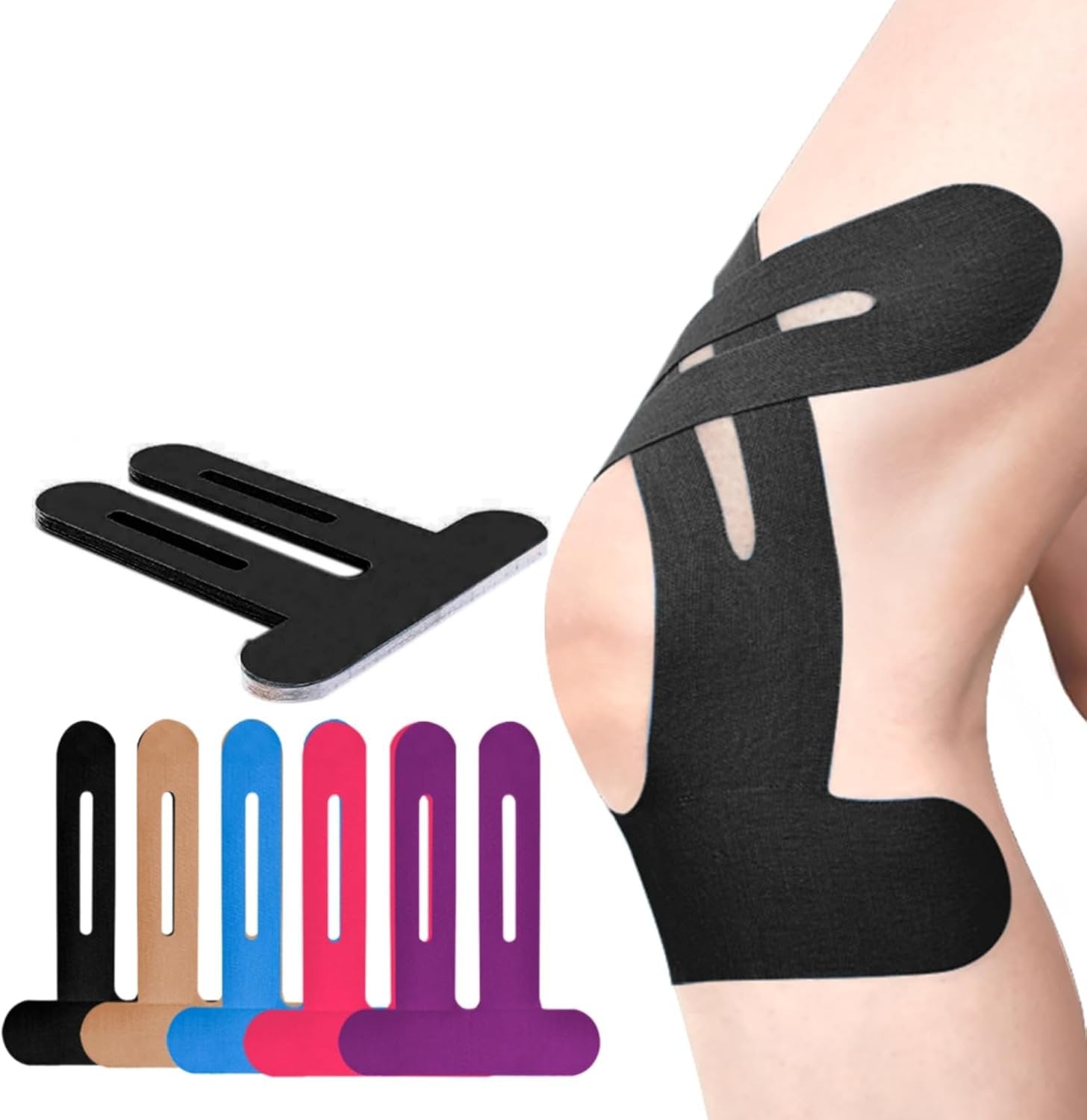 Voorgesneden Kinesiotape voor Knieondersteuning tijdens Sport en Training