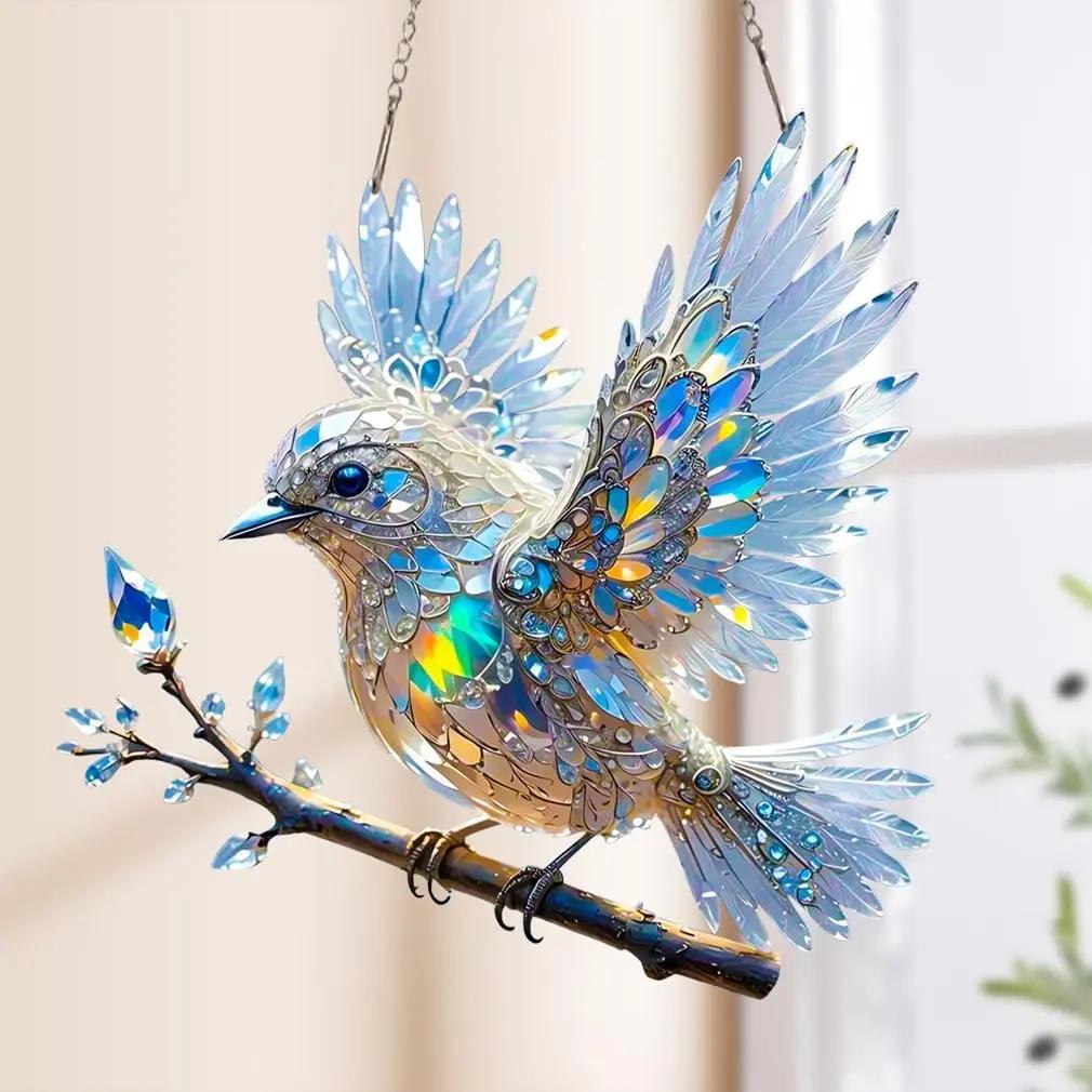 Kristal Vogel Decoratie Acryl Lichtreflectie