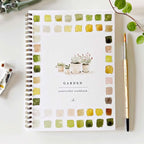 Aquarel Werkboek Met Voorgetekende Sjablonen En Rustgevende Creatieve Inspiratie