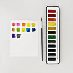 Aquarel Werkboek Met Voorgetekende Sjablonen En Rustgevende Creatieve Inspiratie