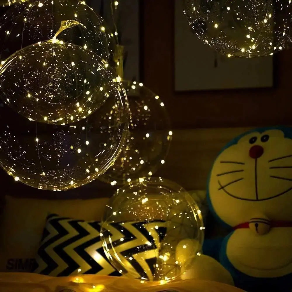 LED‑Ballonnen 45 cm Warmwit Licht Herbruikbaar 10‑Pack