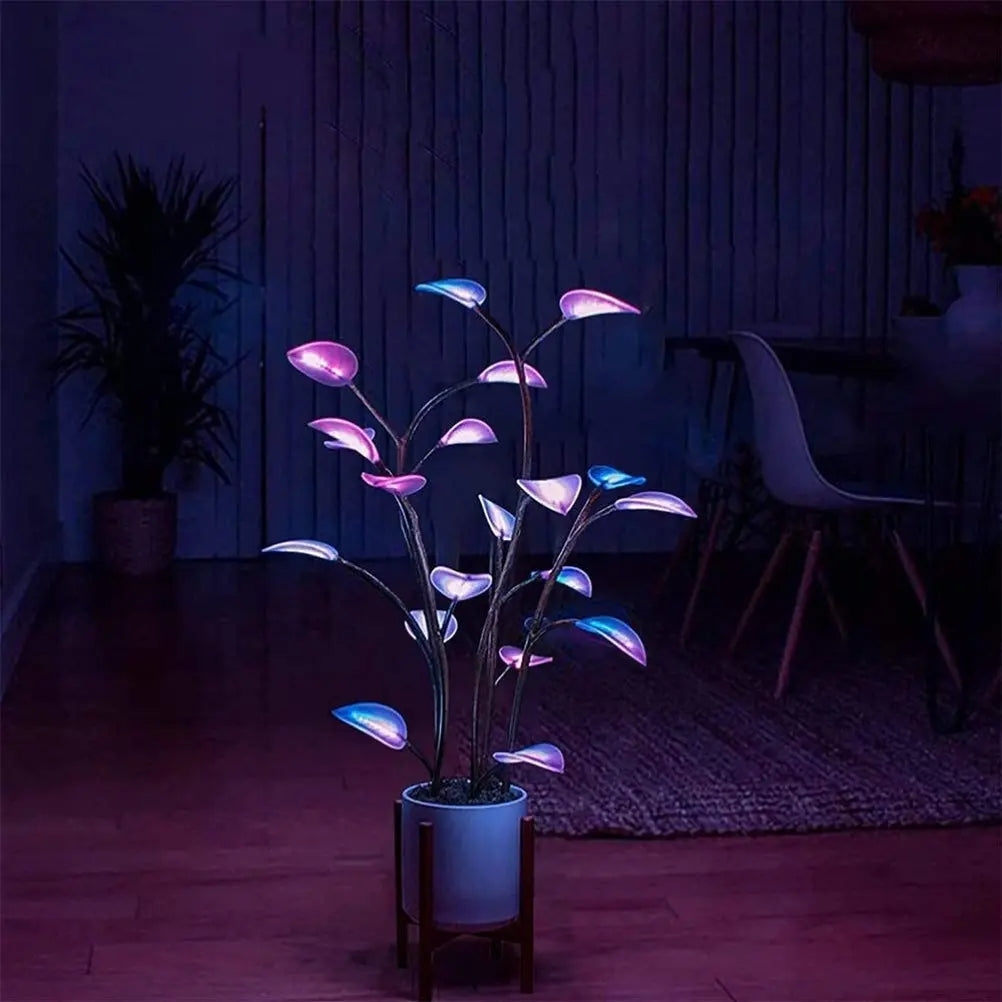 Kunstboom met ledverlichting en appbediening voor binnen