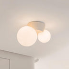 Speelse Plafondlamp Met Dubbele Lichtbollen En Zachte Verlichting