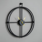 Grote Stille Wandklok met Minimalistisch Design