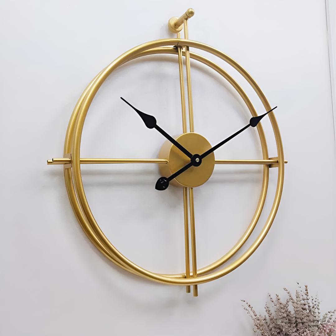 Grote Stille Wandklok met Minimalistisch Design