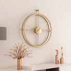 Grote Stille Wandklok met Minimalistisch Design