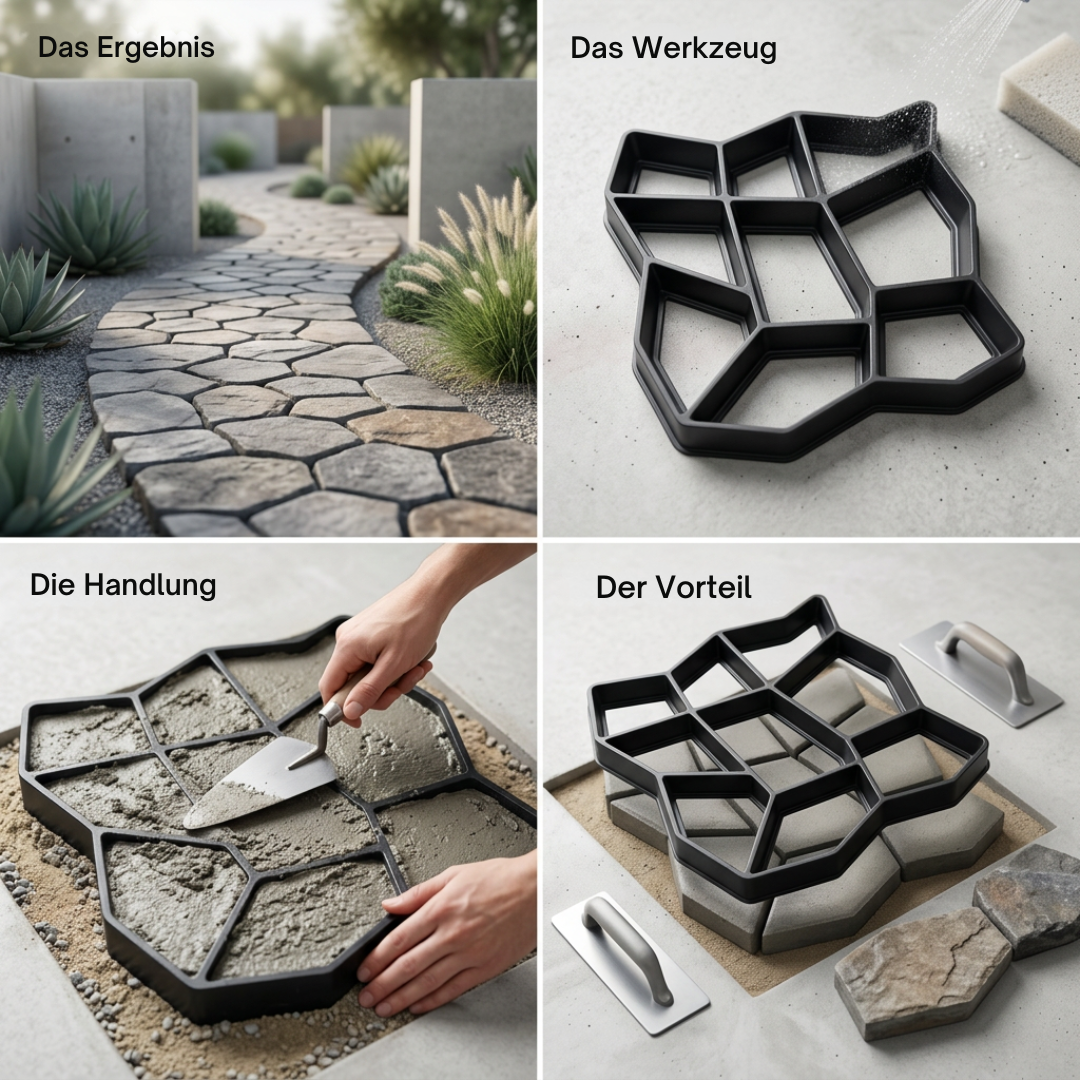 Herbruikbare Tuinpad Mal Voor Creatieve Tuinpaden En Terrassen