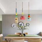 Glazen Hanglamp Met Moderne Vorm En Sfeervolle Scandinavische Afwerking