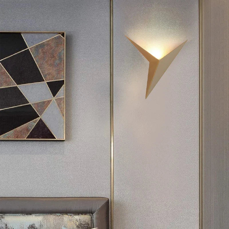 Geometrische Wandlamp Met LED Verlichting Voor Een Moderne En Stijlvolle Uitstraling