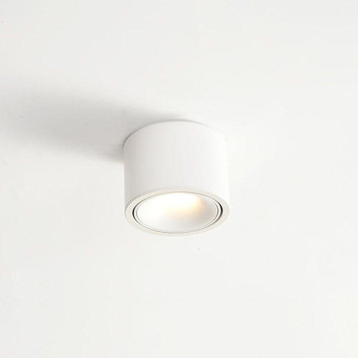 Led opbouwspot rond van aluminium