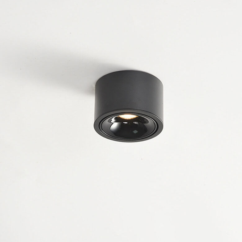 Led opbouwspot rond van aluminium
