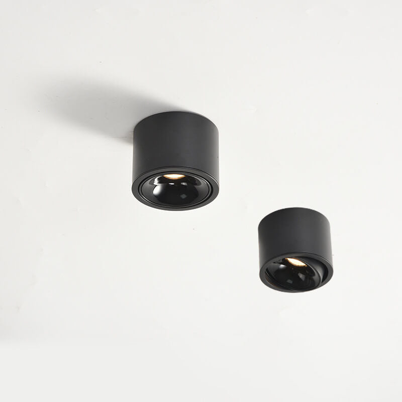 Led opbouwspot rond van aluminium