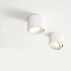 Led opbouwspot rond van aluminium