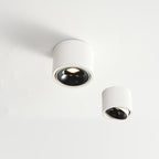 Led opbouwspot rond van aluminium