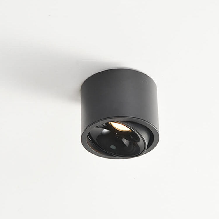 Led opbouwspot rond van aluminium