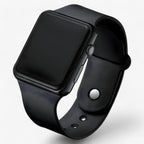Unisex Digitaal Horloge Met Vierkante Leddisplay En Comfortabele Siliconen Band