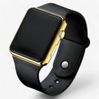 Unisex Digitaal Horloge Met Vierkante Leddisplay En Comfortabele Siliconen Band