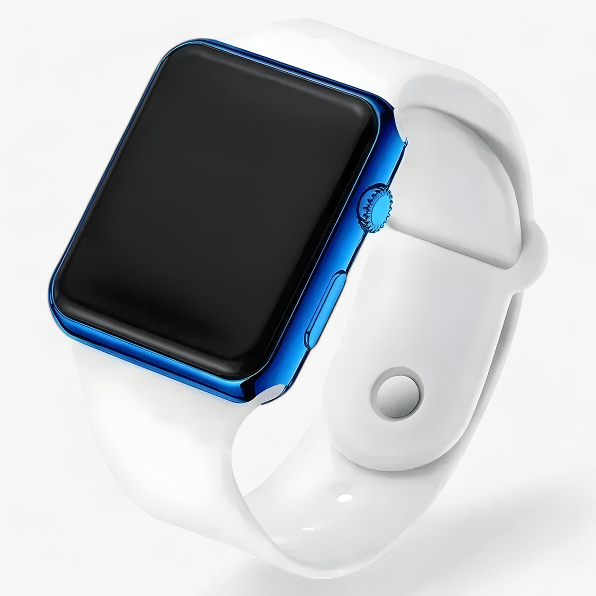 Unisex Digitaal Horloge Met Vierkante Leddisplay En Comfortabele Siliconen Band