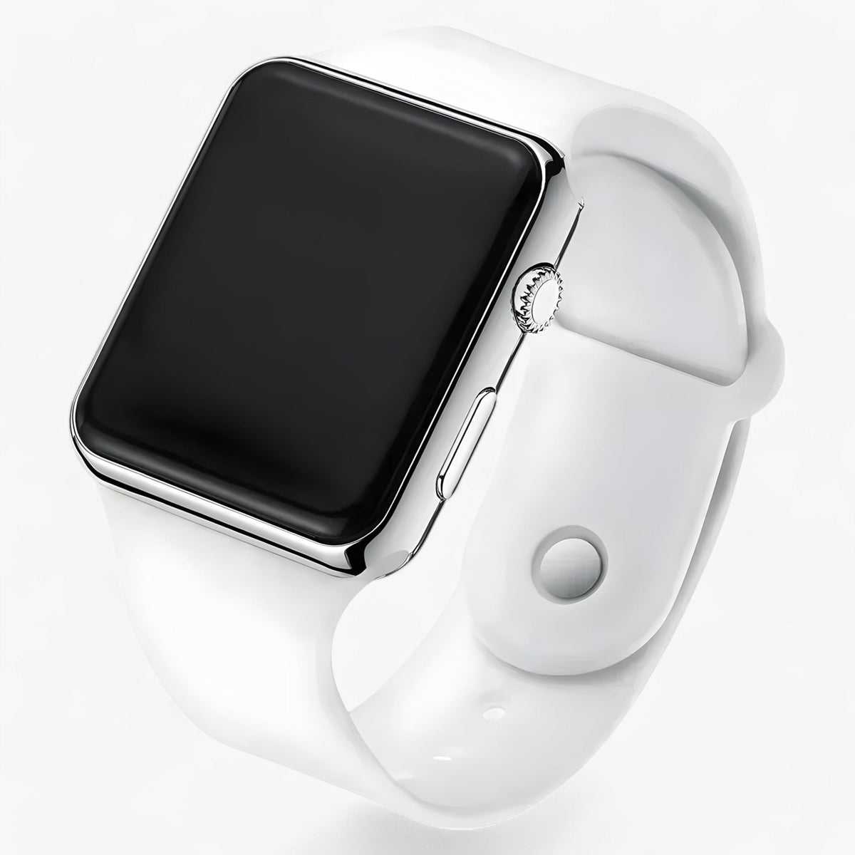 Unisex Digitaal Horloge Met Vierkante Leddisplay En Comfortabele Siliconen Band