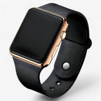 Unisex Digitaal Horloge Met Vierkante Leddisplay En Comfortabele Siliconen Band