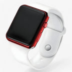 Unisex Digitaal Horloge Met Vierkante Leddisplay En Comfortabele Siliconen Band