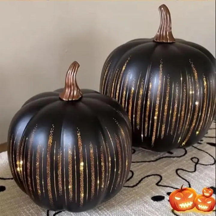 Pompoenlamp met LED-Licht en Timer voor Herfst- en Halloweendecoratie