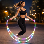 Springtouw Met LED‑Lichtboog En Verstelbare Lengte Voor Dynamisch Trainingseffect