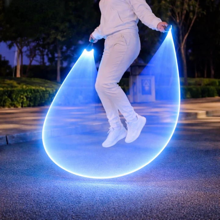 Springtouw Met LED‑Lichtboog En Verstelbare Lengte Voor Dynamisch Trainingseffect